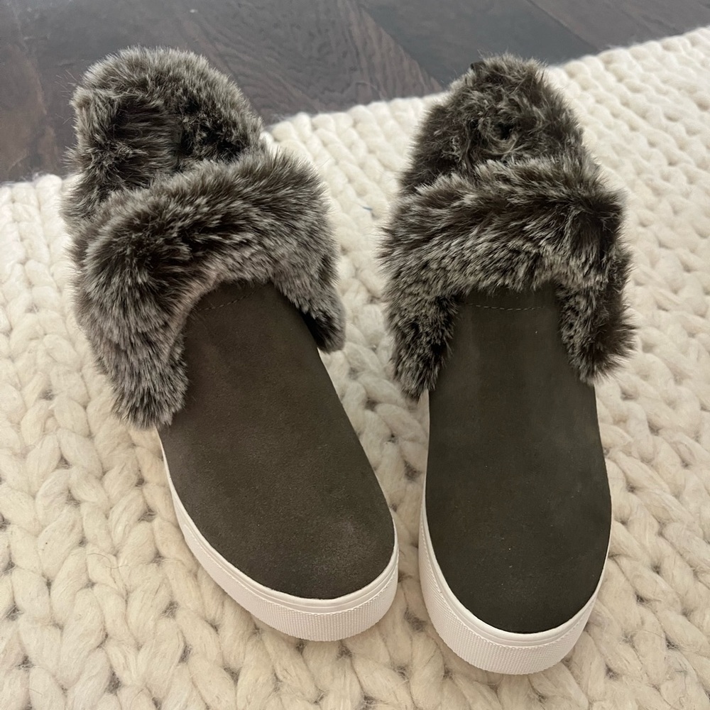 J Slides Sean Boot Khaki Waterproof Suede Shoes - image 4